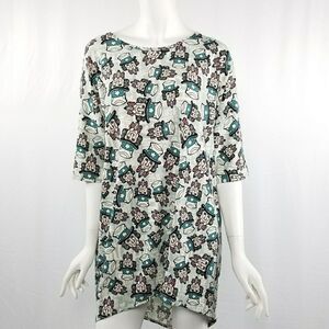 NWT Lularoe XL Uncle Sam Irma Tunic Top